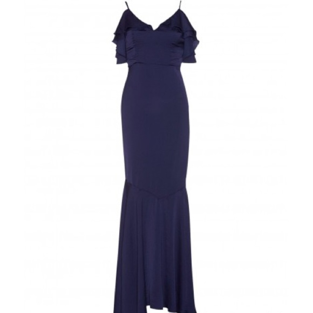MISSGUIDED * Strappy Maxi Dress | Navy Blue